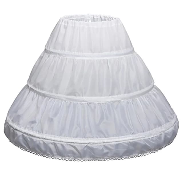 3 cerchi Cancan bambini Flower Girl sottoveste crinolina sottogonna accessori da sposa per abito da ragazza di fiore