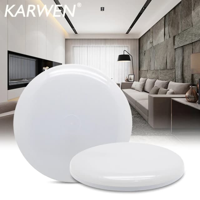 Luces de techo LED ultrafinas, 9/13/18/24/36W, lámparas de techo Led modernas para decoración del hogar, lámpara de Panel Led montada en superficie Lighti