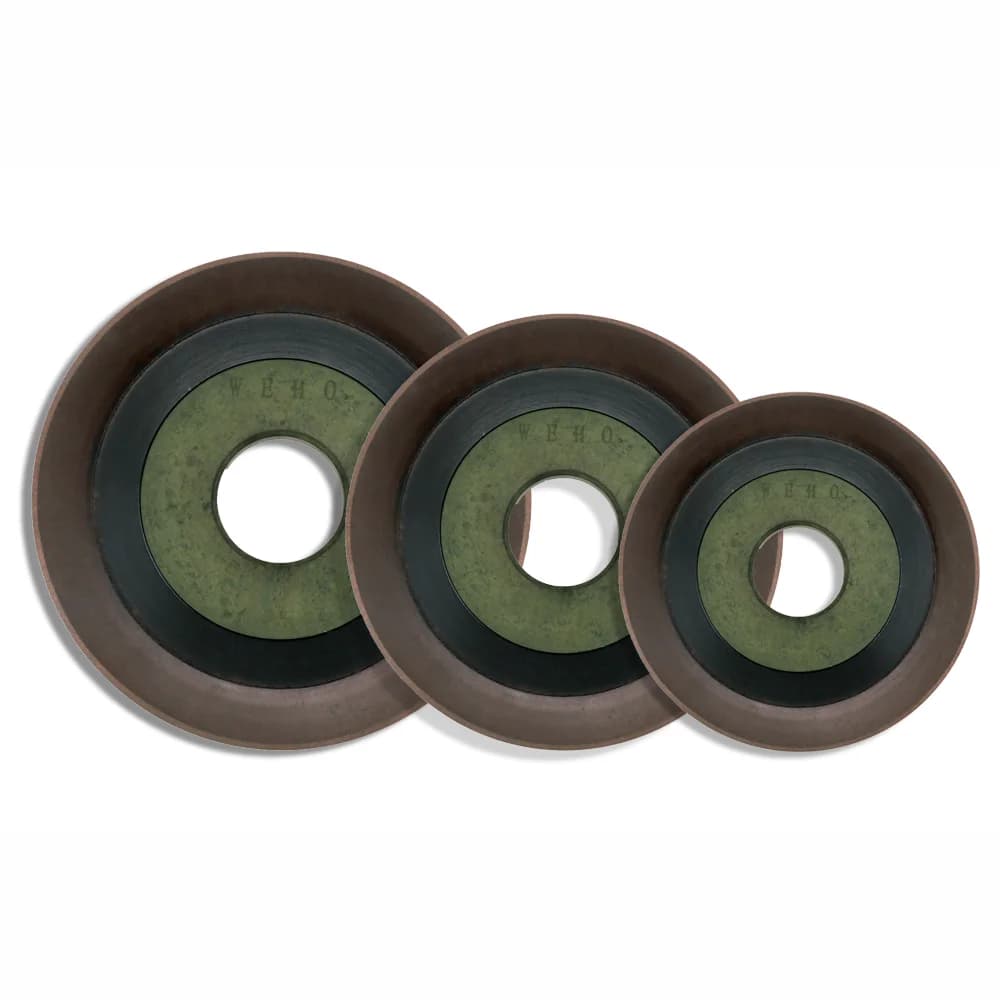 Muela abrasiva para hoja de sierra Circular de carburo de tungsteno, rastrillo de disco de molienda, ángulo frontal en amoladora afiladora CNC
