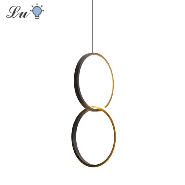 Lámpara nórdica para restaurante, lámpara colgante de isla de cocina, iluminación Led para mesita de noche, accesorios de iluminación, decoración de dormitorio, luz colgante blanca y negra
