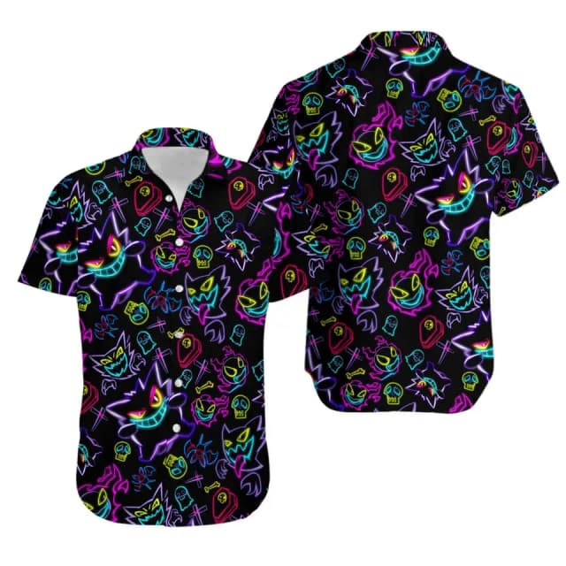 Camisas hawaianas divertidas con viñetas de animales para hombre, camisetas holgadas de verano con estampado 3D para playa, Top de manga corta de gran tamaño, camisas bonitas para hombre