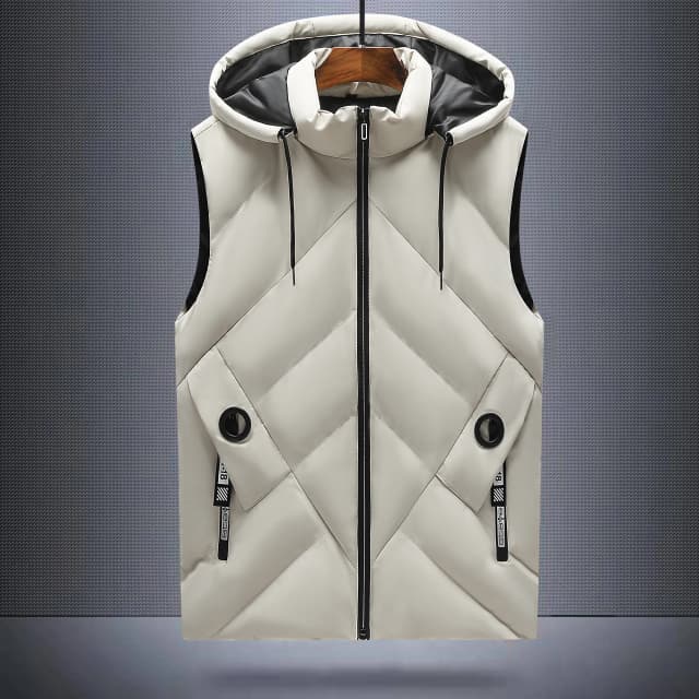 2024 nueva moda masculina primavera Otoño Invierno chaleco de algodón chaqueta de hombre joven ocio invierno autocultivo