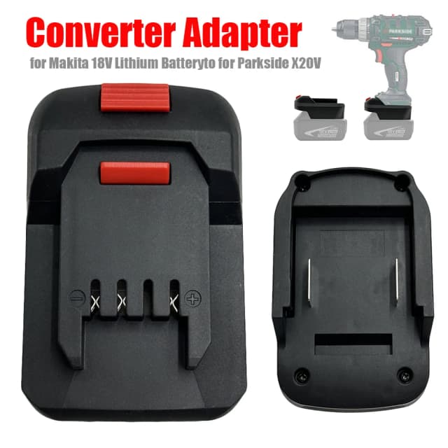 Adaptador de herramienta eléctrica, convertidor de batería para Makita a Lidl Parkside X20V, adaptador de batería de iones de litio, herramienta eléctrica