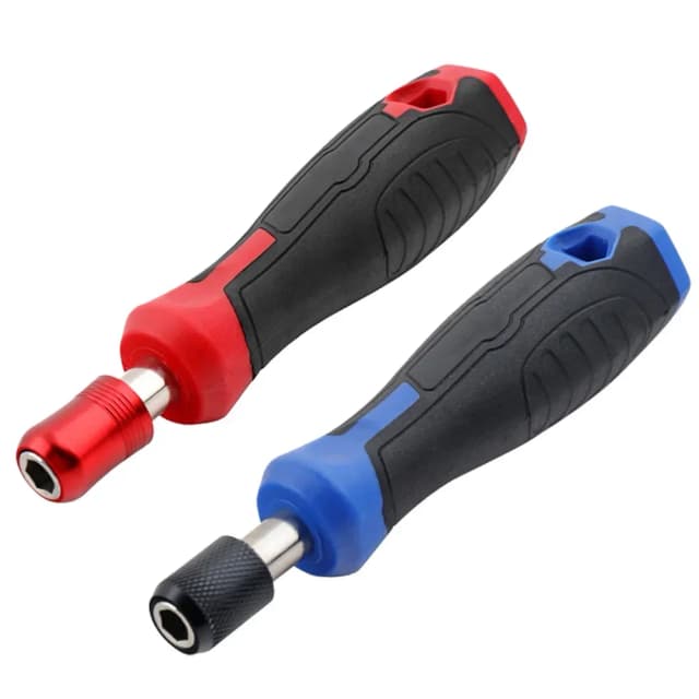 Mango de destornillador hexagonal de 1/4 pulgadas, soporte de puntas de destornillador magnético, adaptador de bloqueo automático para puntas de destornillador, herramientas de llave de tubo, 1 ud.