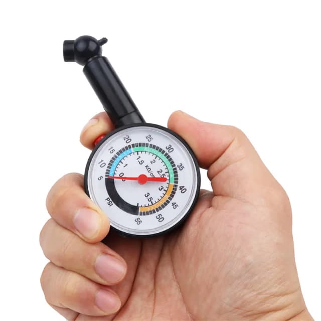 Medidor de presión de aire para neumáticos de ruedas, Mini medidor portátil de presión de aire para neumáticos de coche, camión, bicicleta, estilo de coche