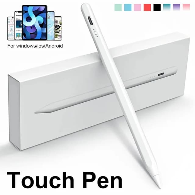 # Para Apple Pencil 2 1 pantalla de potencia de rechazo de palma accesorios para iPad 2022 2021 2020 2019 2018 Pro 11 12,9 Air Mini Stylus Pe