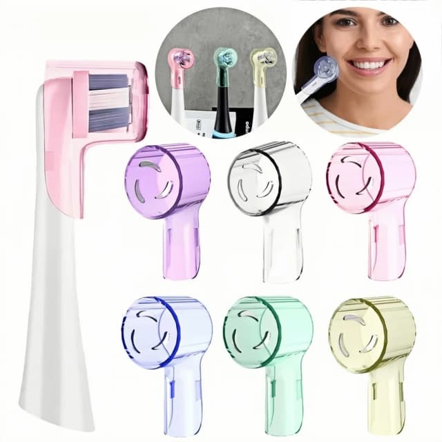 Tapas de cubiertas a prueba de polvo para cepillos de dientes, 2-8 Uds., compatibles con la serie Braun Oral B & iO, Protector de cabezal de cepillo de dientes eléctrico