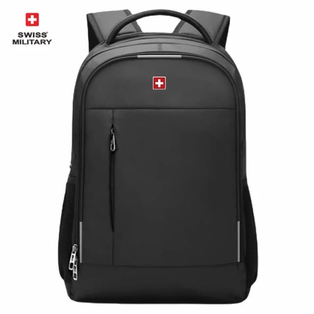 Mochila para ordenador portátil SWISS para hombre, bolsa USB antirrobo impermeable, Mochila escolar de moda de gran capacidad, Mochila de viaje, Mochila