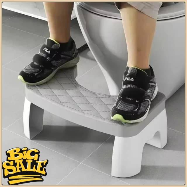 Taburete de inodoro antideslizante de plástico para adultos, reposapiés de oficina, ancianos, niños y mujeres embarazadas en el baño, taburete de inodoro en cuclillas