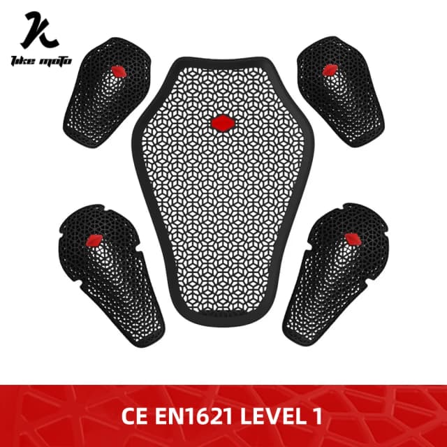 CE nivel 1 Moto Cross motocicleta espalda codo rodilla hombro pecho cadera chaqueta insertar engranaje armadura carreras protección Protector