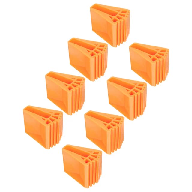 8 Uds. Cubierta antideslizante para pies de escalera, almohadillas de repuesto, tapas de goma, Material duradero resistente al desgaste, reparación del hogar, trabajo de construcción