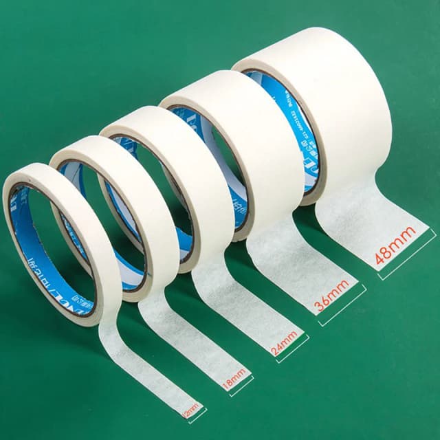 Cinta adhesiva de 12M, cinta autoadhesiva de sellado grabable blanca, impermeable para pintura artística, boceto, coche, papel DIY, suministros escolares