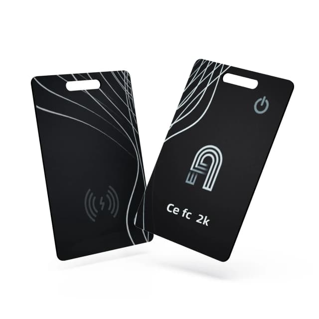 Nueva tarjeta de seguimiento de billetera Bluetooth, carga inalámbrica ultrafina, funciona con Apple Find My (iOS Only), rastreador de artículos resistente al agua IP68