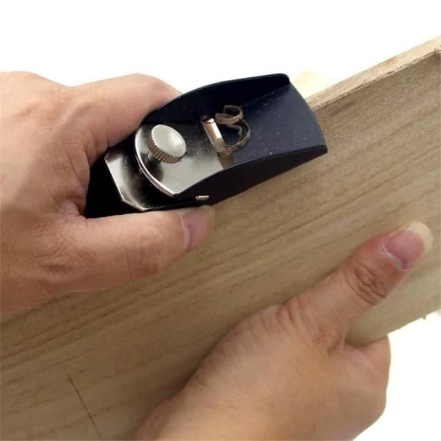Mini avión, herramientas de carpintería de madera, cepillo Manual de carpintero, cepillo de aleación de aluminio y borde de corte, herramientas manuales portátiles para carpintería