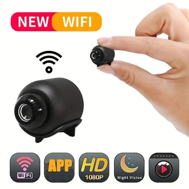 Nuevo X5Mini visión nocturna 1080P cámara de vigilancia inalámbrica ligera clara portátil detección de movimiento calidad Premium