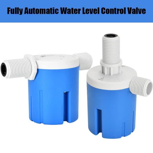 Válvula de Control de nivel de agua automática, válvula de bola flotante, torre de tanque, interruptor de flotador de piscina, válvula de entrada de agua, parada automática, 1/2 ", 3/4", 1"