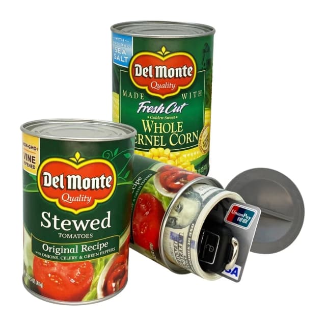 Compartimento seguro oculto, latas de comida seguras de desviación, contenedor oculto secreto, armario de cocina, ocultar dinero en efectivo, venta al por mayor