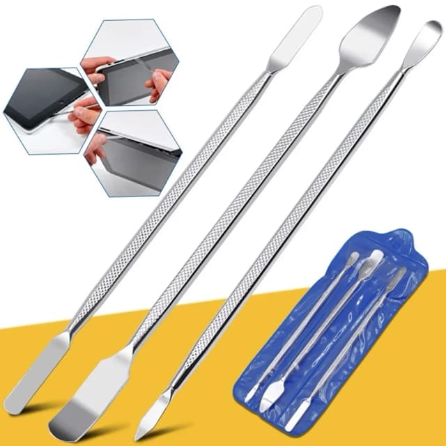 Kit de herramientas de mano con palanca de apertura de reparación, 3 uds., hoja para teléfono inteligente, tableta, PC, Spudger de Metal, juego de herramientas de desmontaje