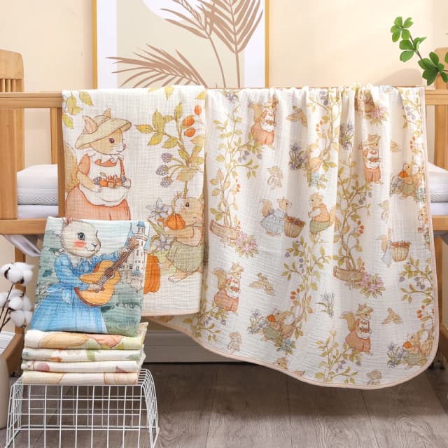 Toalla de baño para bebé recién nacido, Toalla de baño de gasa de algodón puro, manta suave para niños de clase A, manta absorbente para bebé recién nacido