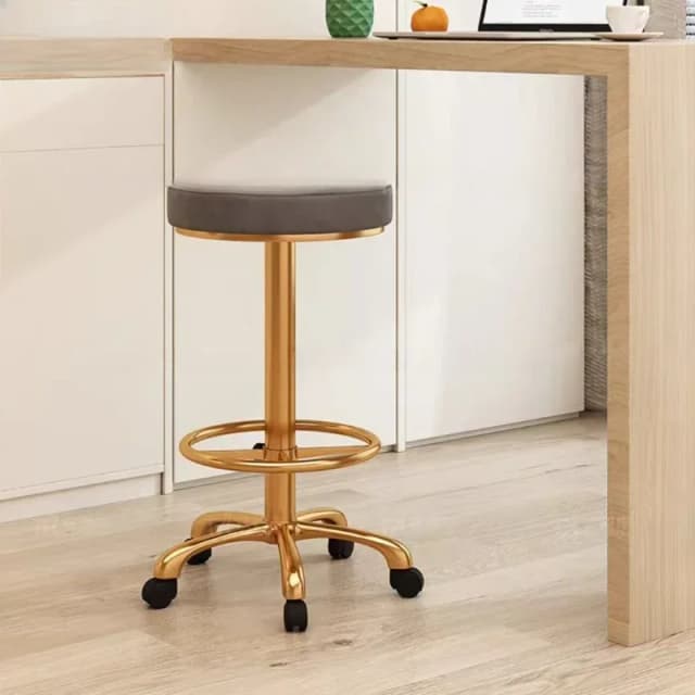 Sillas giratorias con ruedas para sala de estar, taburetes de Bar modernos, muebles, mostrador moderno, cocina, Chaise minimalista, cómoda