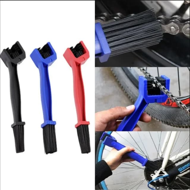 Limpiador de cadena portátil para motocicleta, cepillo de limpieza de cadena de bicicleta de carretera, herramientas de limpieza para motocicleta, herramienta de mantenimiento de limpiador de cadena