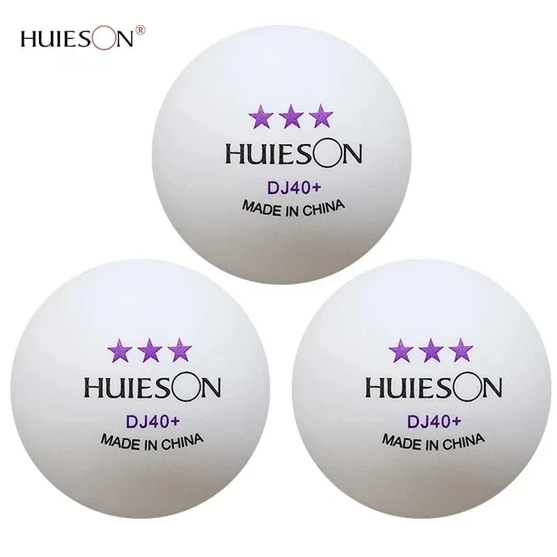 Huieson pelotas de Ping Pong profesionales ABS de 3 estrellas DJ40 + 2,8G 40MM + pelotas de tenis de mesa de tres estrellas para entrenamiento de Club