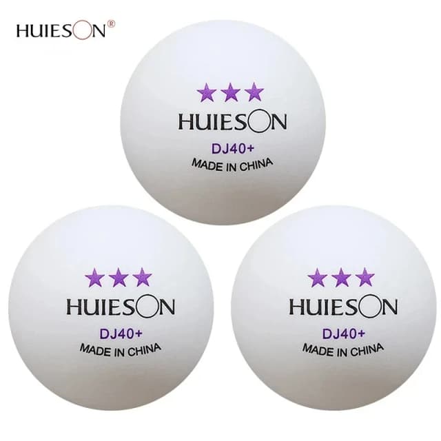 Huieson pelotas de Ping Pong profesionales ABS de 3 estrellas DJ40 + 2,8G 40MM + pelotas de tenis de mesa de tres estrellas para entrenamiento de Club