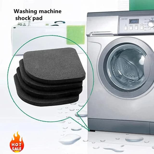 4/8 unids/set nueva lavadora almohadilla antivibración a prueba de golpes antideslizante pies alfombrilla antideslizante soporte refrigerador herramientas para el hogar