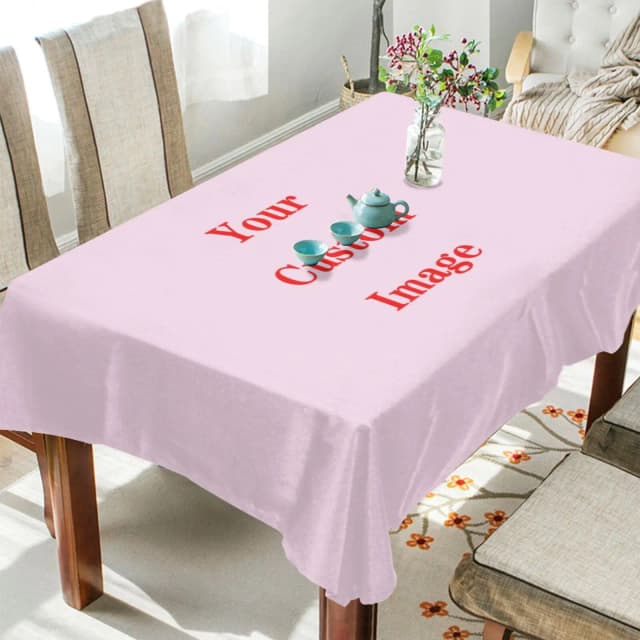 Mantel impermeable para mesa, decoración de boda, fiesta de cumpleaños, imágenes personalizadas, espejo, nuevo