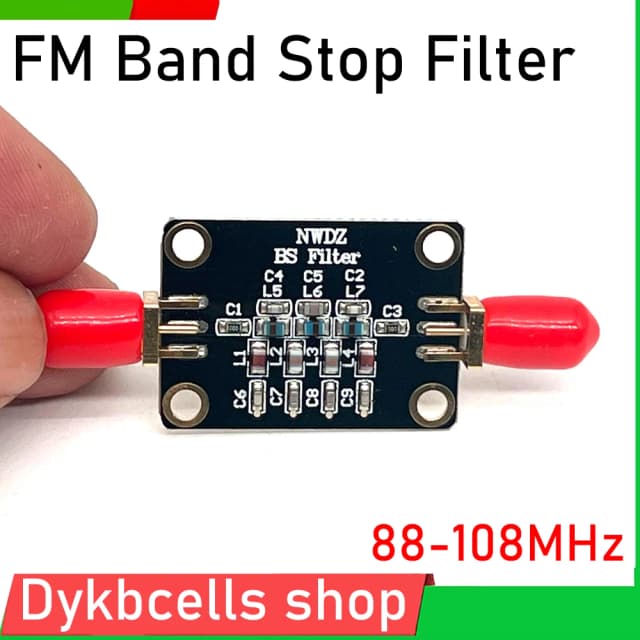Filtro de bloqueo de banda 88 - 108m filtro de bloqueo de banda FM trampa pasiva para amplificador de Radio Amateur anti - interferencia FM RTL - SDR blog onda corta