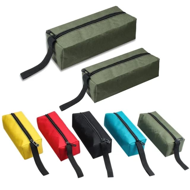 Bolsa de herramientas de mano S/L, tornillos pequeños, taladro, piezas de Metal, bolsa de herramientas, caja de instrumentos de lona impermeable, organizador de herramientas, almacenamiento de herramientas, 1 ud.