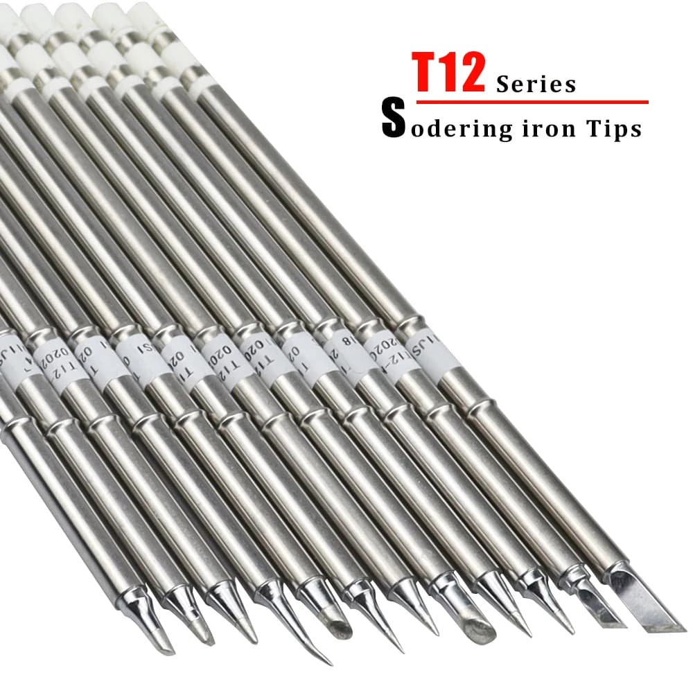 Puntas de cabezal de pistola para soldar, punta de repuesto serie T12 T12-K BC2 BC3 JL02 D24 KU ILS BL I para FX951 FX-952 T12-942