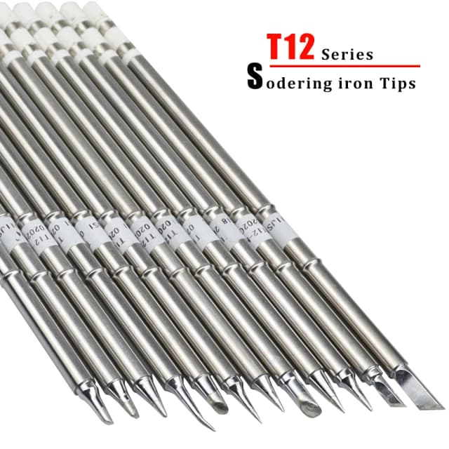 Puntas de cabezal de pistola para soldar, punta de repuesto serie T12 T12-K BC2 BC3 JL02 D24 KU ILS BL I para FX951 FX-952 T12-942