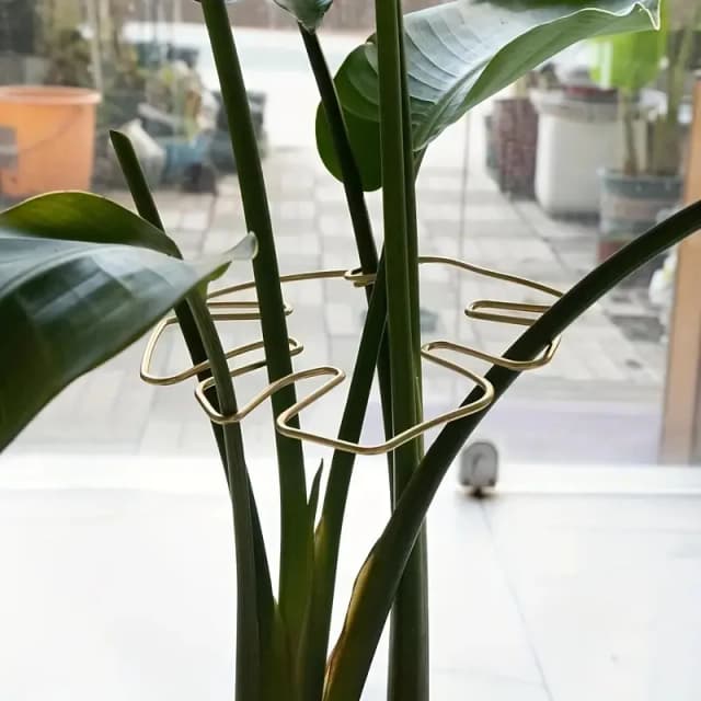 Soporte para plantas colgante grande, ganchos de hierro, adecuado para decoración de macetas, uso interior y exterior, 1 ud.