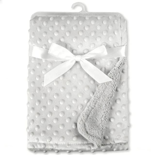 Manta y pañales para bebé, manta térmica suave de lana para recién nacido, juego de cama sólido de invierno, colcha de algodón, ropa de cama infantil, envoltura envolvente