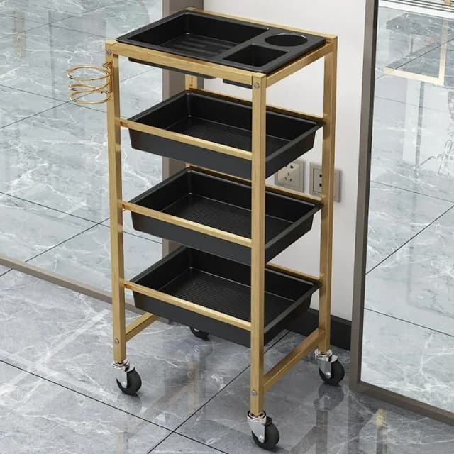 Carro rodante para salón de belleza y peluquería, carrito de Spa para peluquero y cosméticos, utilidad para salón de tatuajes, Organizadores, muebles de belleza