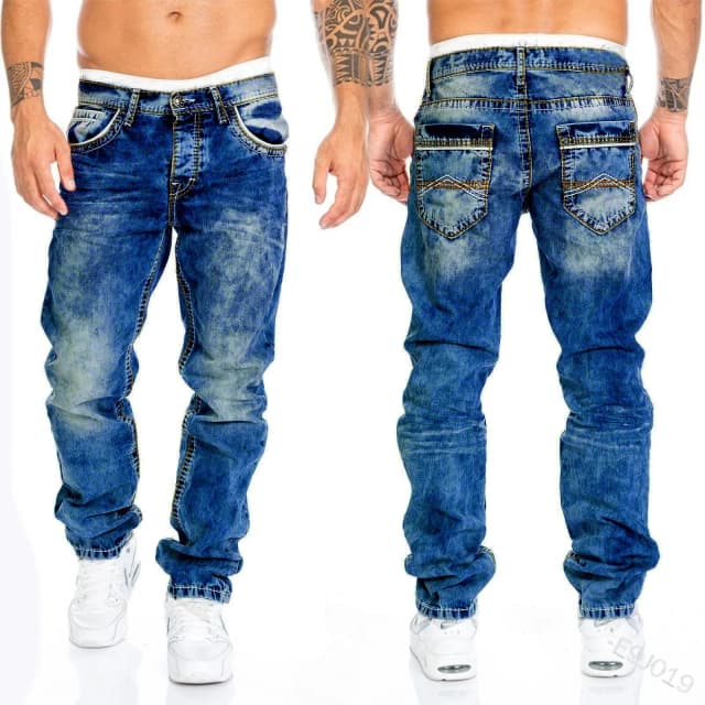 Pantalones vaqueros negros para hombre, pantalones vaqueros informales grises de calidad ajustados para hombre, pantalones ajustados para hombre, ropa informal estilo Hip Hop, pantalones vaqueros de algodón