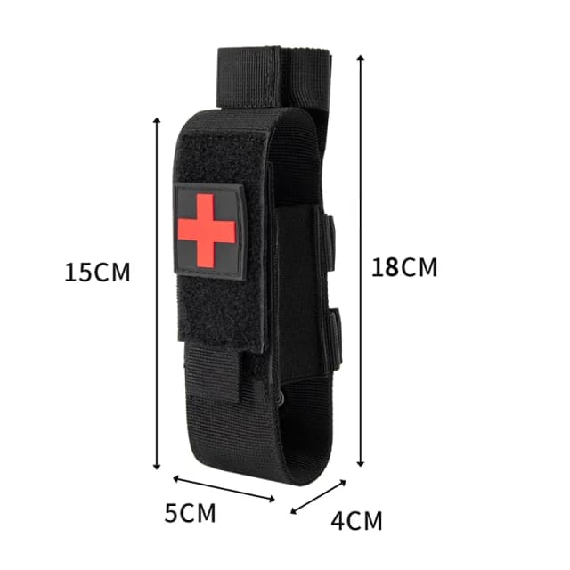 Soporte de torniquete IFAK, bolsa pequeña de primeros auxilios para traumatismos, soporte de torniquete, accesorios de supervivencia, equipo de supervivencia de protección