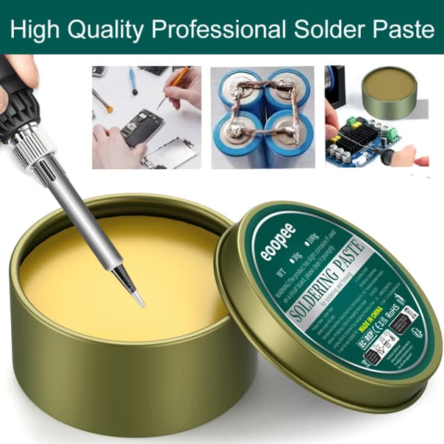 Pasta de soldadura, flujo de colofonia, 10g/30g/100g, flujo de soldadura sin plomo, reparación de hierro, pasta de soldadura, estaño de soldadura, flujo de soldadura de aceite