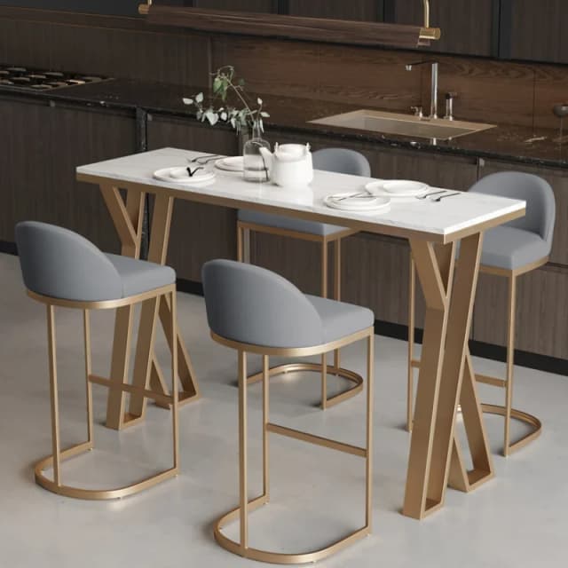 Muebles De diseño, Mesa De pared, mostrador italiano, Bar, comedor, cocina, bebidas altas, hogar, restaurante, Mesa Alta De Bar, mesas De Cocina