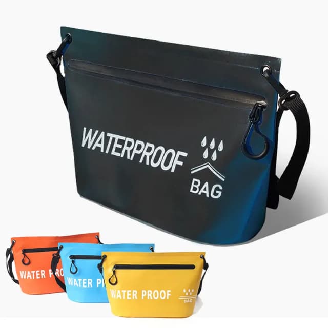 Bolsa seca impermeable de 5L, bolso de viaje, saco de lavado, natación, Rafting, kayak, río, Trekking, canotaje flotante, bolsas de agua XA17WA