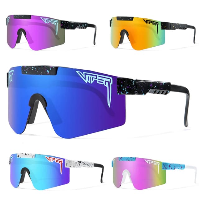 Gafas de sol para deportes al aire libre Pit Viper, gafas de sol para hombre y mujer, gafas de conducción UV400, gafas de sol de ciclo, gafas de sol a la moda para mujer