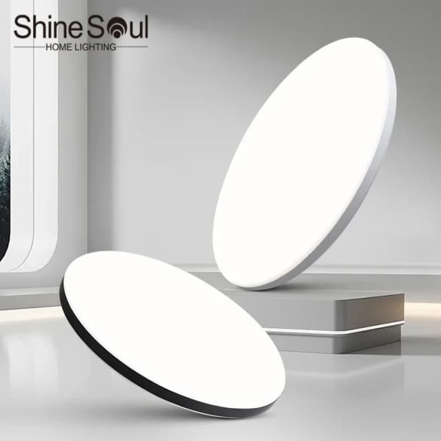 Lámpara de techo LED de 220V, lámpara moderna de tres pruebas para sala de estar, dormitorio, cocina, candelabro, decoración interior de habitación, accesorios de iluminación