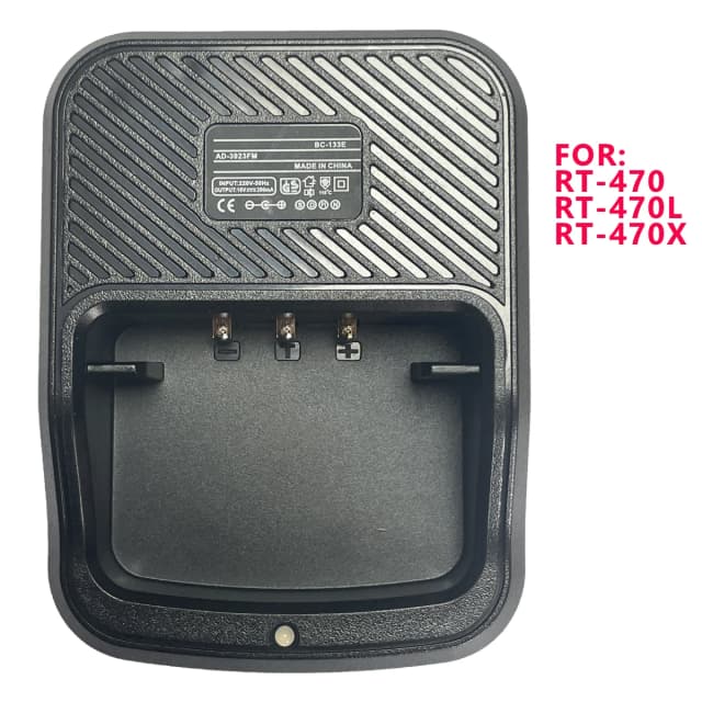 Cargador de batería tipo escritorio (con puerto USB-C) para radio bidireccional Radtel RT-470X RT-470 RT-470L