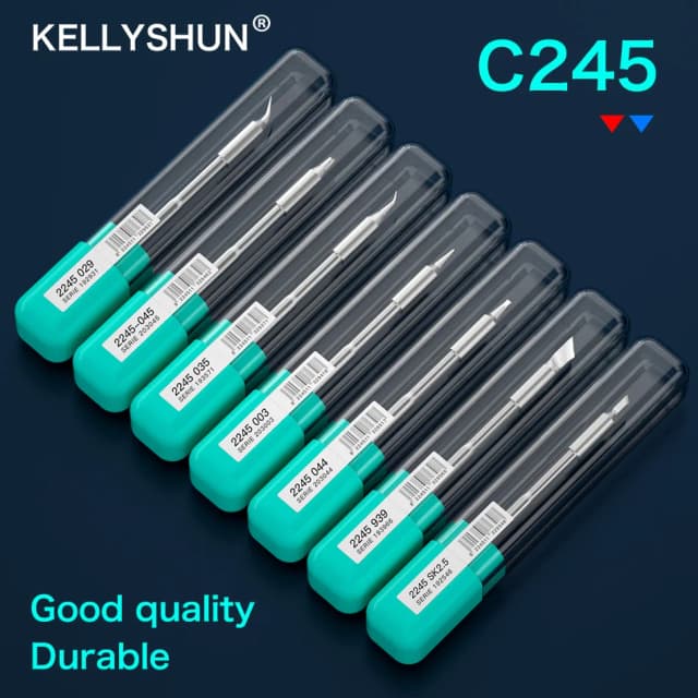 Kellyshun C245 puntas de soldador eléctrico de temperatura constante estación de soldadura de hierro