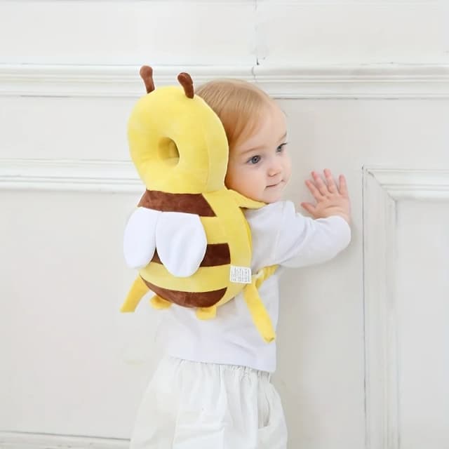 Almohada protectora para la cabeza de bebé Little Bee, gorro anticaída transpirable, adecuado para la protección de la cabeza de los niños pequeños