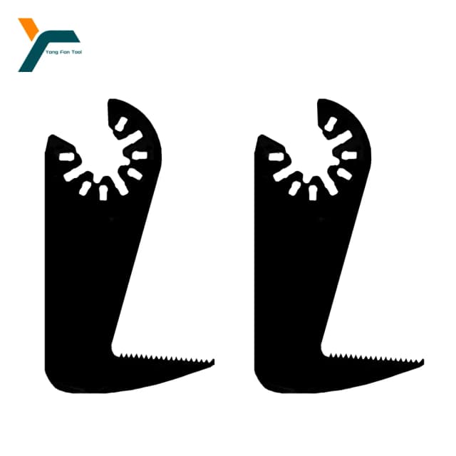 Juego de hojas de sierra oscilantes para yeso, madera, plástico, renovación de paneles, accesorios para herramientas de corte, 2 piezas