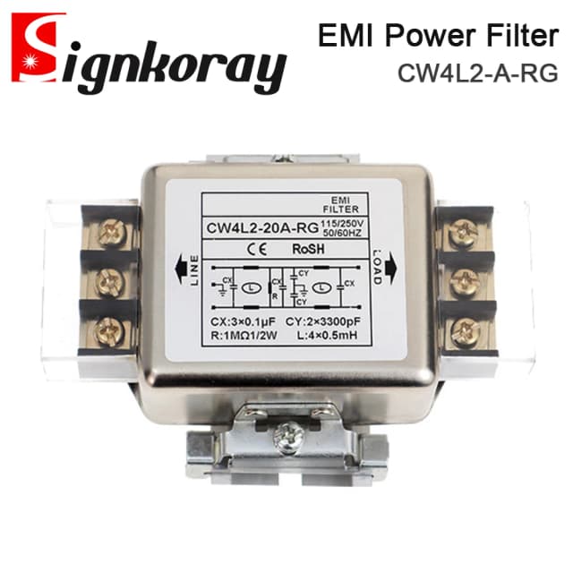 SeñkoRay EMI Power Filter CW4L2-A-RG AC 220V Purificación de interferencias monofásicas