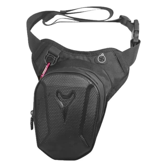 HOMEFISH-bolsa negra para pierna de motocicleta, riñonera impermeable para ciclista, bandolera para bicicleta, equipo para motocicleta, 1 ud.