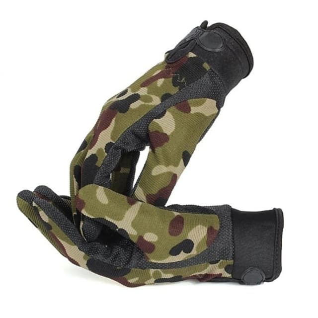Guantes de pesca transpirables de verano para conducción al aire libre, guantes ligeros antideslizantes para bicicleta para hombre y mujer, dedos completos sin dedos
